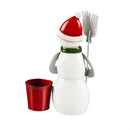 Metal Bobble Snowman with Planter