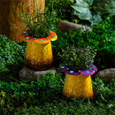 Glow-in-the-Dark Mushroom Planter, 7"