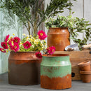 Garden of Wonder Planters, Metal, Jug Shaped Planter, Color Wash, Nested Set of 3