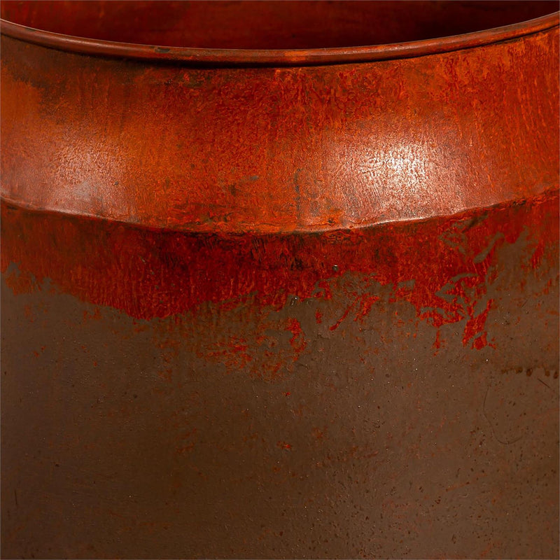 Garden of Wonder Planters, Metal, Jug Shaped Planter, Color Wash, Nested Set of 3