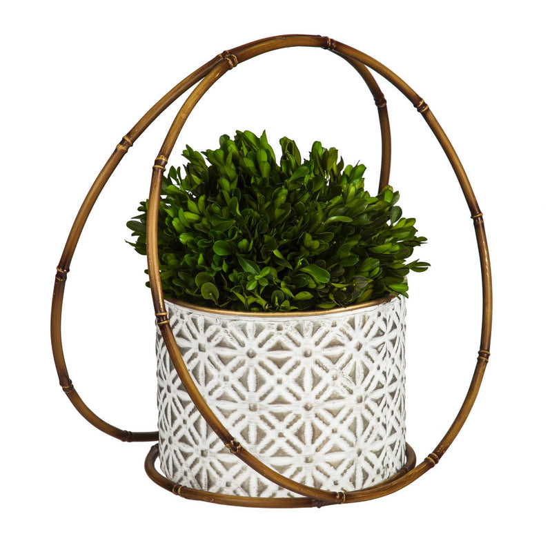 Metallic Tabletop Planters Set of 2