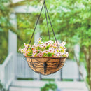 Hanging Metal Planter with Coco Liner, Dragonfly