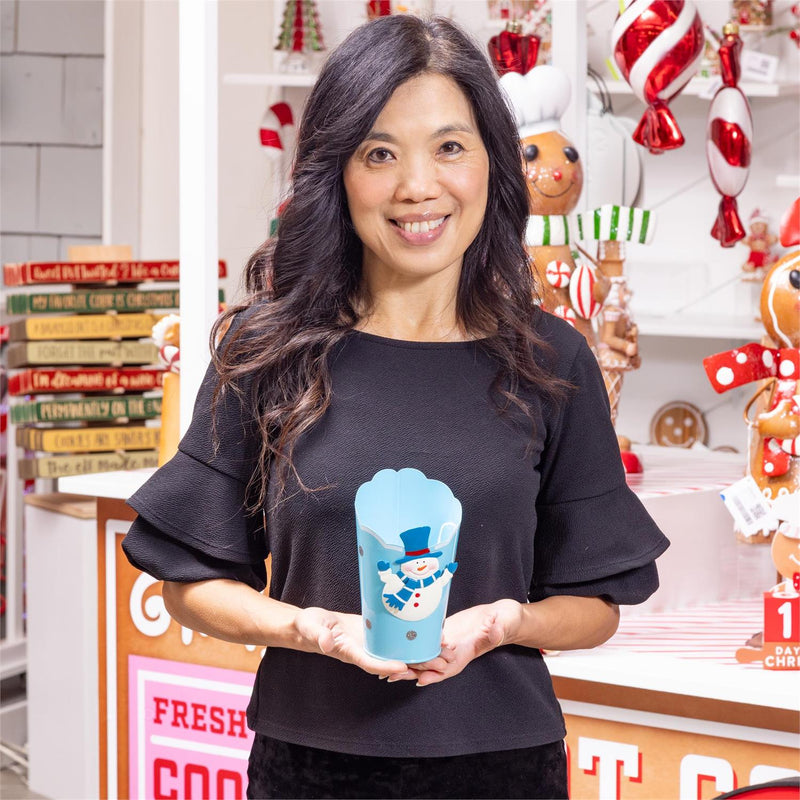 Baking Spirits Bright Planter, Metal Planter, Holiday Friend, 6.5", Asst of 4