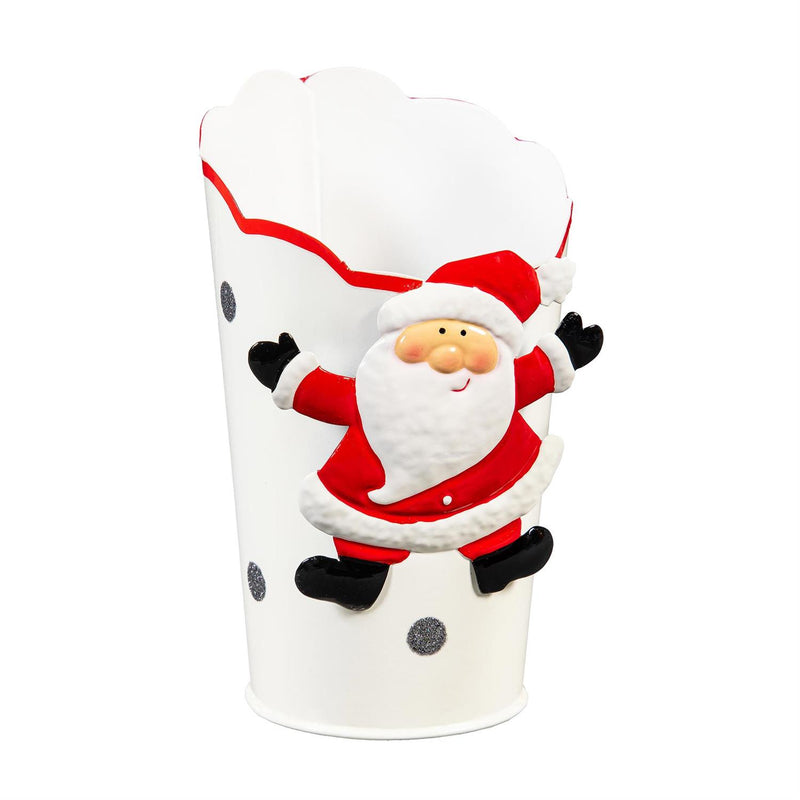 Baking Spirits Bright Planter, Metal Planter, Holiday Friend, 6.5", Asst of 4