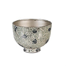 Season to Sparkle Planters, Mosaic Glass Bowl Planters, Nested Set of 2