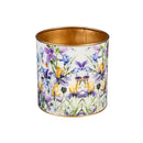 Golden Lilac Metal Planters, Set of 3
