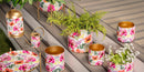 Pastels of Nature Metal Planters, Set of 3