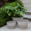 Hourglass Eco Friendly Cement Finish Planter, Set