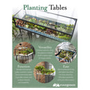 Metal Table with Glass Top and Gold Metal Planter Dish