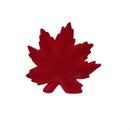Maple Leaf Flocked Ceramic Table Décor, Asst, 6.25"L