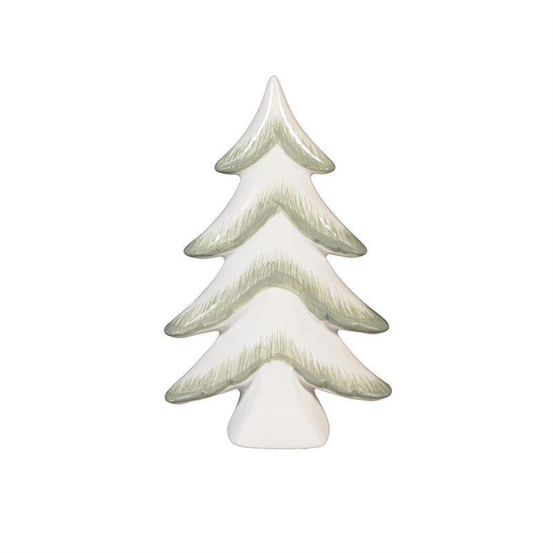 Shades of Green Table Décor Ceramic Tree, Set of 2