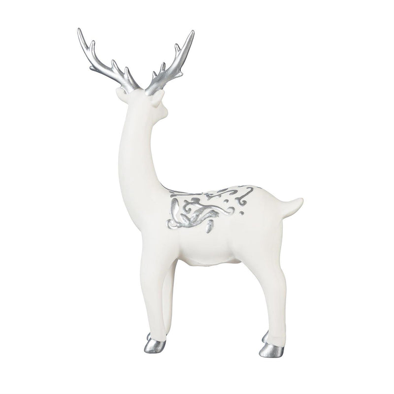 Season to Sparkle Table Décor Deer with Metallic Embellishment Ceramic Set