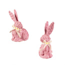 Pink Bunny with Artificial Table Décor Set