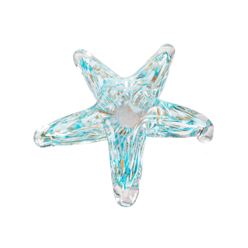 Starfish Decorative Glass Table Decor, Asst, 7"L