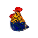 Rooster Glass Table Decor, Asst, 4"H