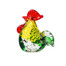 Rooster Glass Table Decor, Asst, 4"H