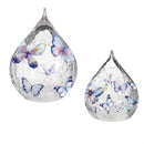Season to Sparkle LED Table Decor Glass Teardrop, Set of 2