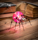 6" LED Metal Standing Spider Tabletop Decor,8tal116