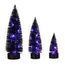 LED Bottle Brush Tree Set