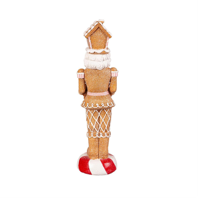 14.5" LED Gingerbread Nutcracker Table Decor