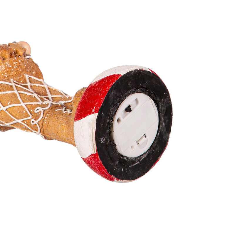 14.5" LED Gingerbread Nutcracker Table Decor