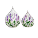 Lavender LED Glass Table decor Set
