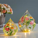Wildflower LED Glass Table decor Set