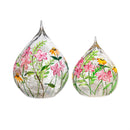Wildflower LED Glass Table decor Set