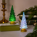 Shades of Emerald LED Table Decor Tree Acrylic, CDU, 5.5"H