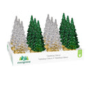 Shades of Emerald LED Table Decor Tree Acrylic, CDU, 5.5"H