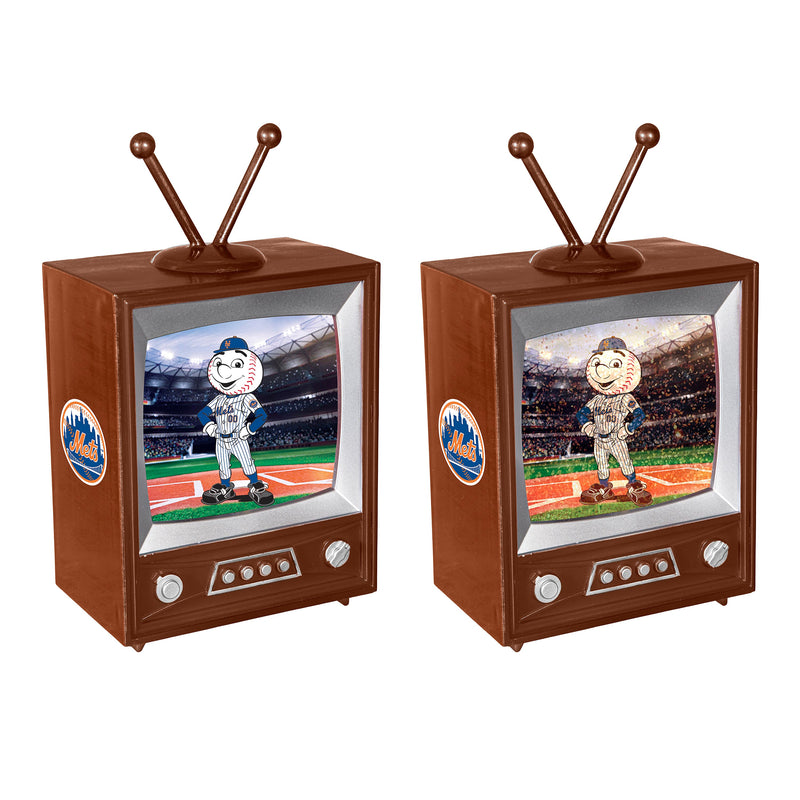 New York Mets Vintage TV Water Lantern