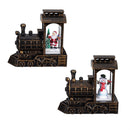 Heartfelt Cheer LED Table Decor Christmas Character Train Plastic Lantern, CDU, 4.5"H