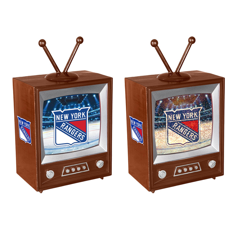 New York Rangers Vintage TV Water Lantern