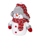 Heartfelt Cheer LED Table Decor Fabric and Plastic Snowman, Set of 2