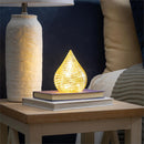 Season to Sparkle LED Table Decor Tear Drop Glass, 6"H