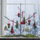 Home Display Iron Black Ornament Tree, 24"