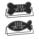 11.25" Long Reversible Metal Tabletop Sign, 2 Asst., Dog/Cat