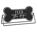 11.25" Long Reversible Metal Tabletop Sign, 2 Asst., Dog/Cat