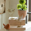 6.5" Metal Wire Bird Tabletop Décor Set