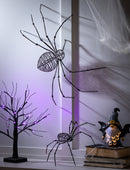Metal Standing Spider Tabletop Decor Set,8tam458