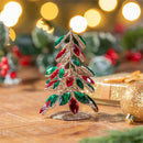 4.75" Metal Tree with Gems Table Decor in CDU