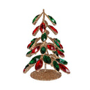 4.75" Metal Tree with Gems Table Decor in CDU
