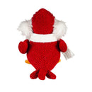 9.5" Fabric Cardinal with Ear Muffs and Scarf Table Décor