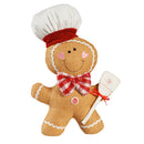 Fabric Baking Gingerbread Table Decor, 2 Asst., Boy, Girl