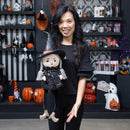 30" Fabric Sitting Witch Table Decor,8tan447