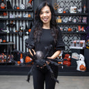 33" Fabric Spider Tabletop Decor,8tan456