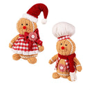 13" Fabric Gingerbread Table Decor