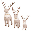 Fabric Reindeer Table Decor set,8tan484