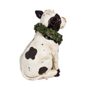 Farm Animal with Wreath Tabletop Decor, 2 Ast: Pig/Cow,8tar382
