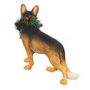 Polyresin Dog with Wreath Tabletop Decor, 5 Assorted,8tar390